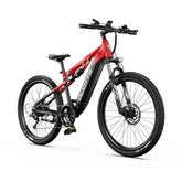 Duotts E29 Electric Bike - 250W Motor 48V13.5AH Battery Hydraulic Brakes - Black Red